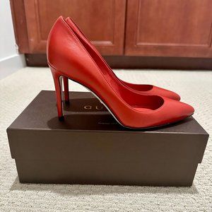 Sz 37.5 Red Gucci Pumps